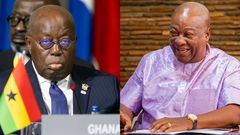 President Mahama and former President Akufo-Addo