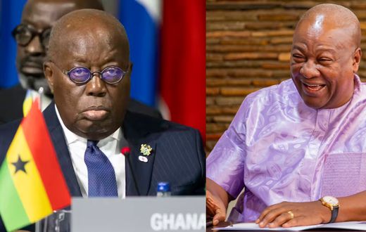 President Mahama and former President Akufo-Addo