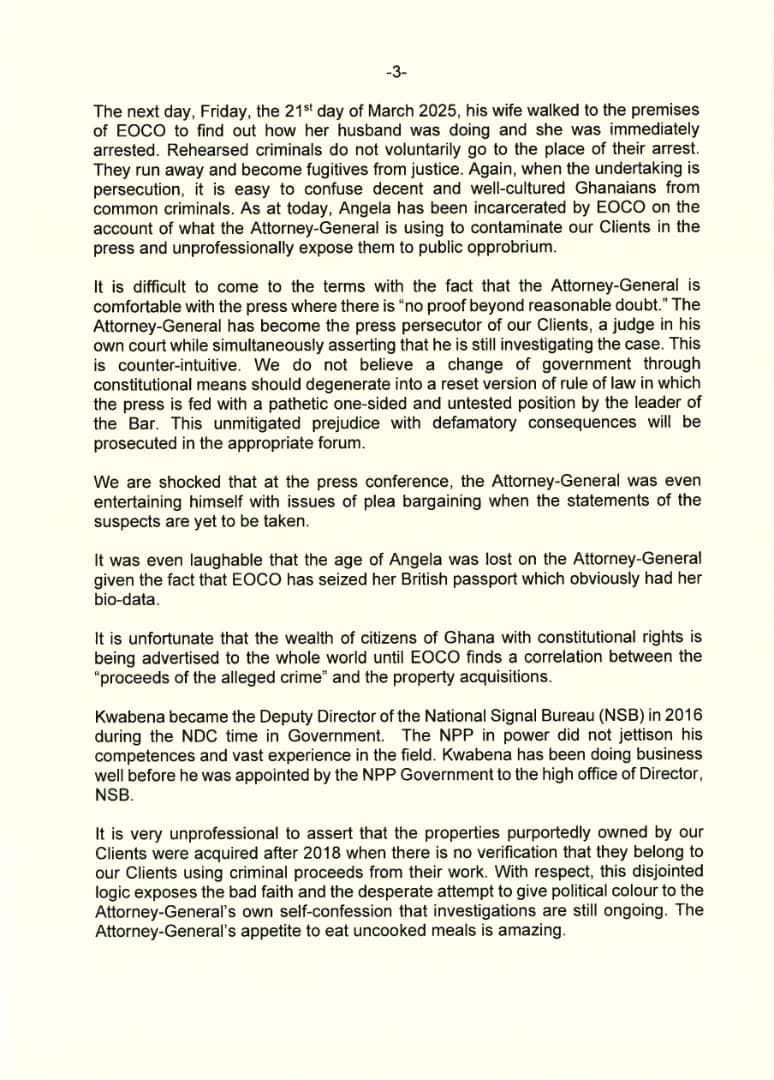 Adu-Boahene to sue A-G for defamation - Lawyers hint amid $5.2m looting scandal