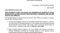 NPP bars flagbearer hopefuls from further meetings with former appointees