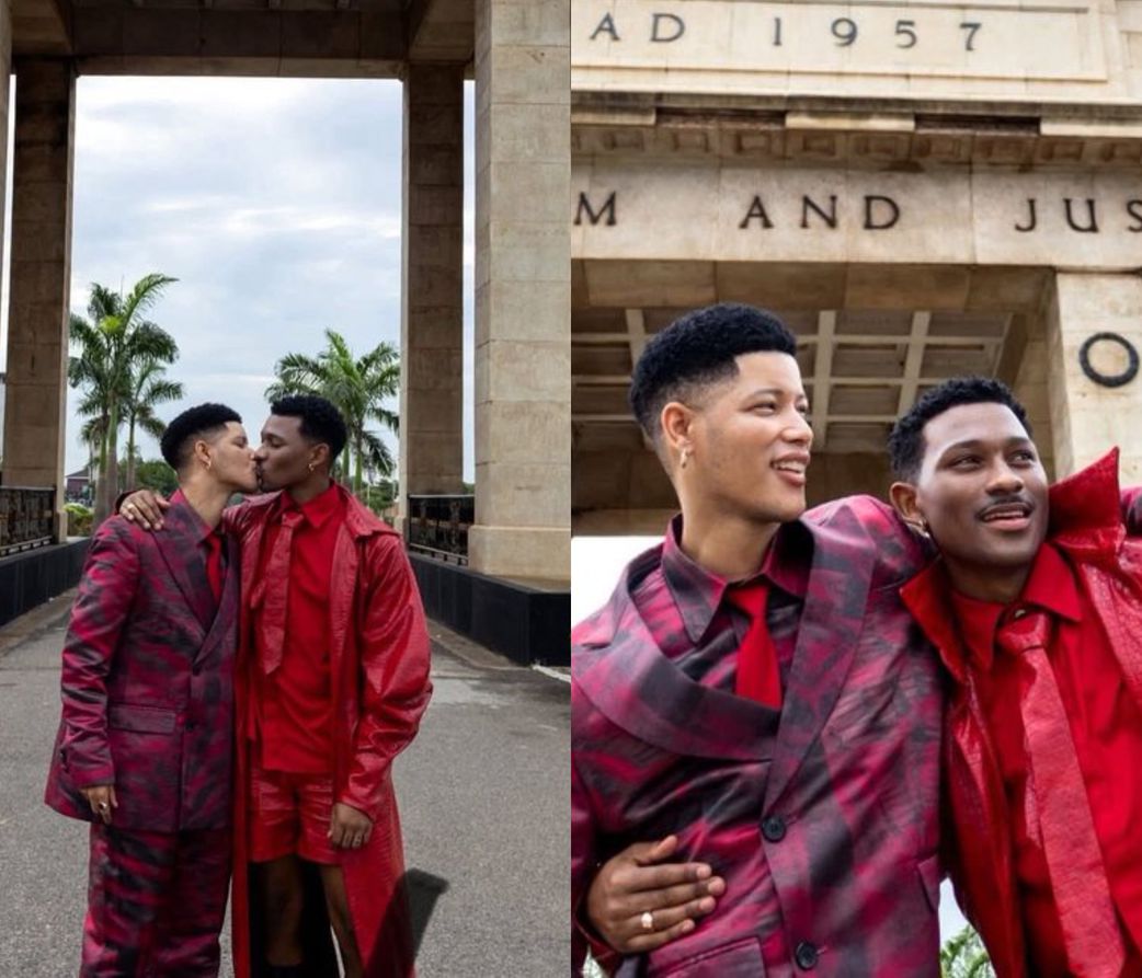 Sam George breaks silence on viral gay couple's kissing photos at Independence Arch
