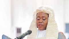 suspended Chief Justice, Her Ladyship Gertrude Araba Sackey Torkonoo.