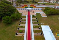 Burial of helicopter crash victims