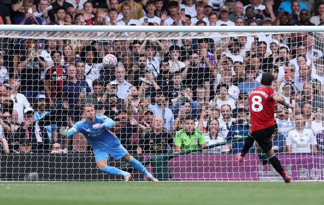 Bruno Fernandes missed penalty