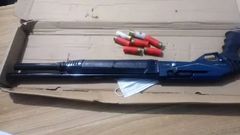 The retrieved weapons
