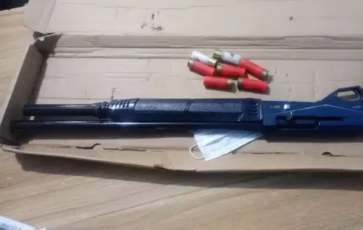 The retrieved weapons