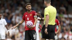 'I was upset' - Bruno Fernandes blames referee for missed penalty in Fulham draw