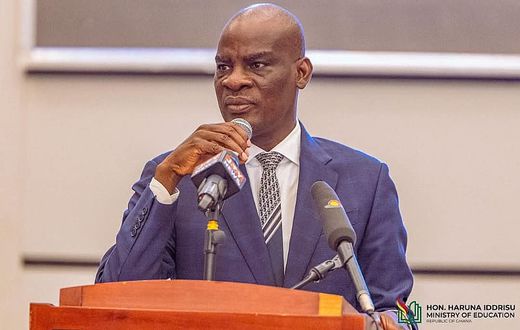 Minister of Education, Hon. Haruna Iddrisu