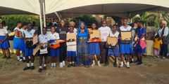 'Growing up, I didn’t have access to these things' - Spice as she donates to schools in Accra