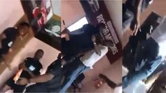 Video: Fans storm referees changing room, delaying Asante Kotoko and Aduana Stars match