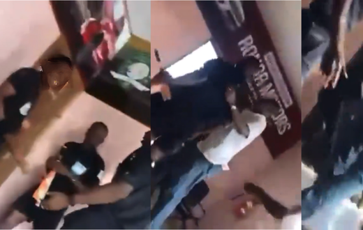 Video: Fans storm referees changing room, delaying Asante Kotoko and Aduana Stars match
