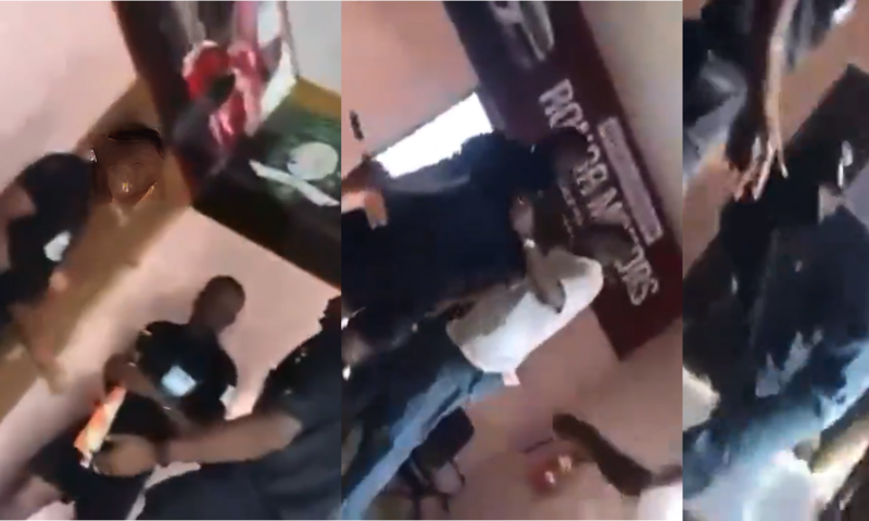 Video: Fans storm referees changing room, delaying Asante Kotoko and Aduana Stars match