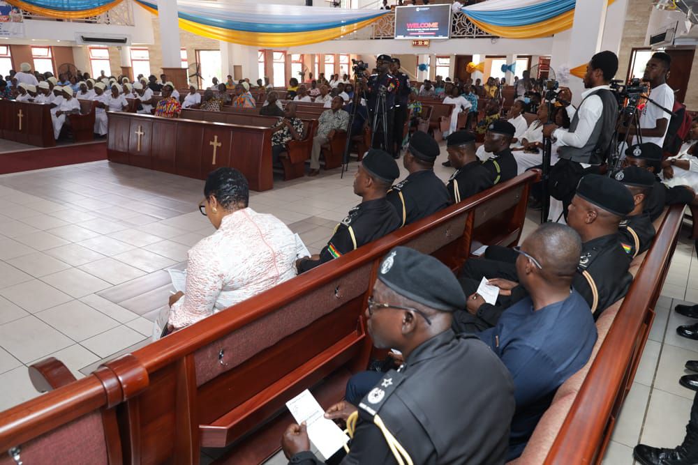 IGP and police commanders worship with churches nationwide ahead of December 7 elections