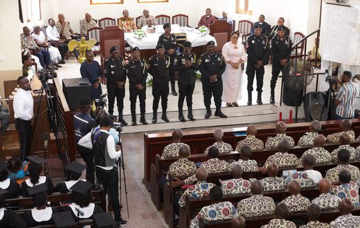 IGP and police commanders worship with churches nationwide ahead of December 7 elections