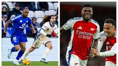 Jordan Ayew and Thomas Partey