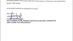 Parliament begins registration of elected MPs for 9th Parliament today