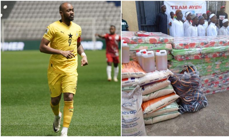 Jordan Ayew donates to Muslim orphanages in Liberia after impressive Ghana showing