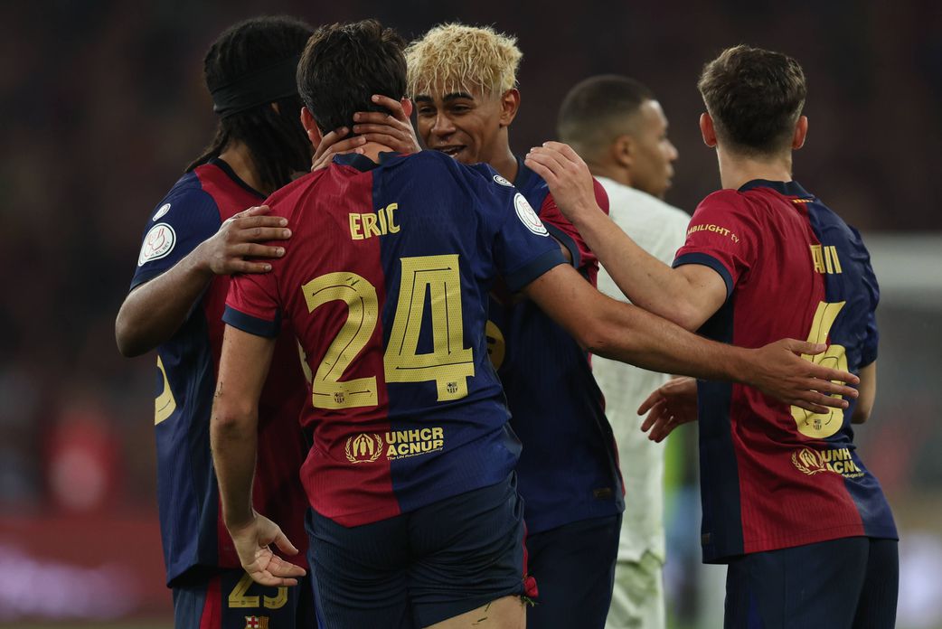 Barcelona 3-2 Real Madrid: Kounde clinches extraordinary Copa del Rey triumph