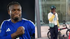 Black Stars winger Fatawu Issahaku raps on street to raise money for needy (Video)