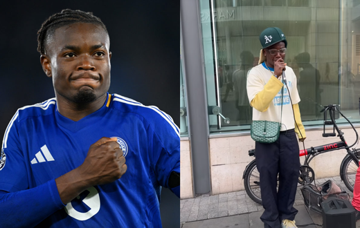Black Stars winger Fatawu Issahaku raps on street to raise money for needy (Video)