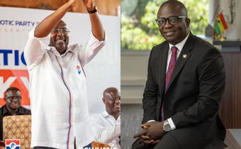 Dr Mahamudu Bawumia and Dr Bryan Acheampong
