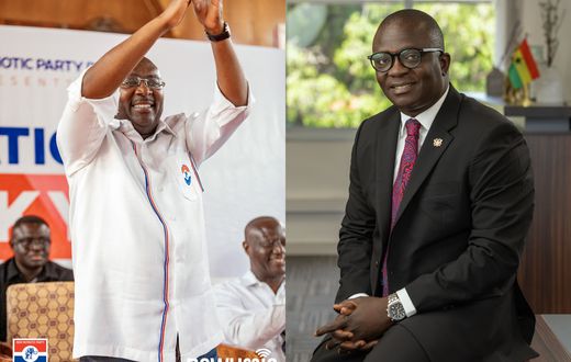 Dr Mahamudu Bawumia and Dr Bryan Acheampong