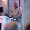 President John Mahama speaking at the 8th Africa-Singapore Business Forum