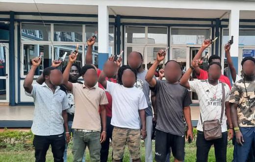 Police arrest 26 for brandishing and firing toy guns in public