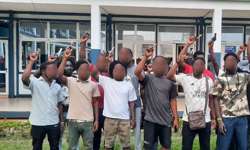Police arrest 26 for brandishing and firing toy guns in public