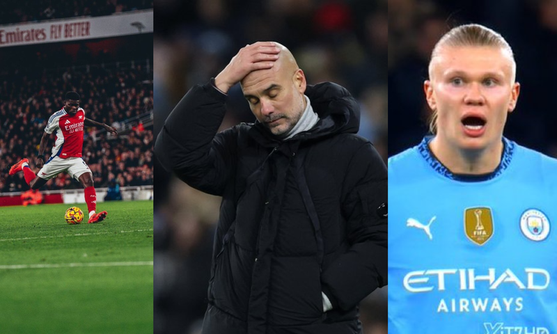 UCL: Partey shines in 5-star Arsenal performance, Haaland humbled in Man City bottle job