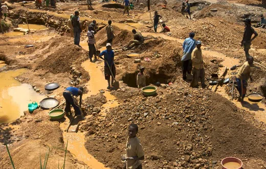 Illegal mining (galamsey)