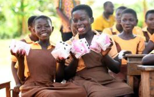 President Mahama promises to provide female students with free sanitary pads effective March 2025