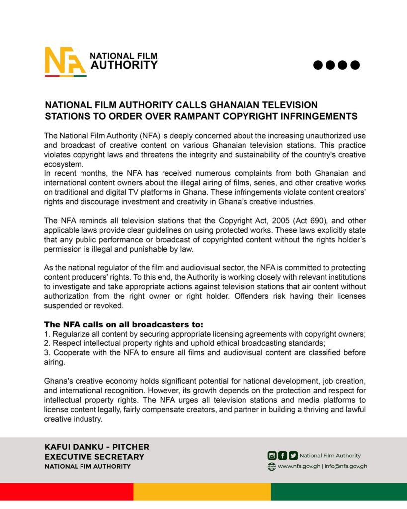 NFA statement