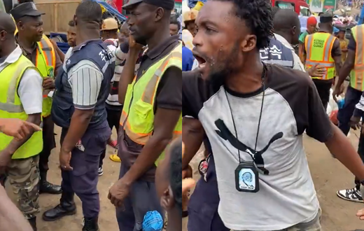 Angry traders clash with local assembly taskforce at Kejetia Market (Video)