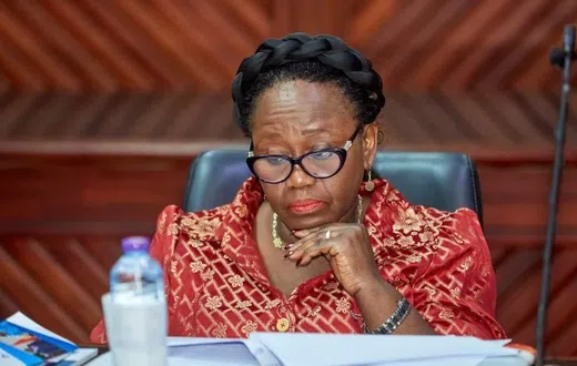 Dismissed Chief Justice, Her Ladyship Gertrude Araba Sackey Torkonoo.