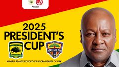President Mahama to host Hearts of Oak and Kotoko for historic 10th President's Cup