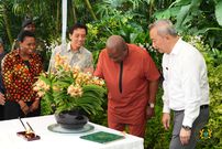 President Mahama honoured with orchid hybrid in Singapore