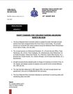 Police statement on charges