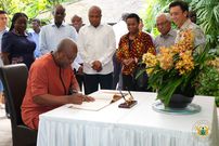 President Mahama honoured with orchid hybrid in Singapore
