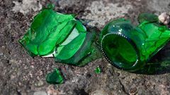 Broken bottle