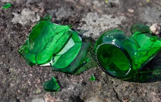 Broken bottle