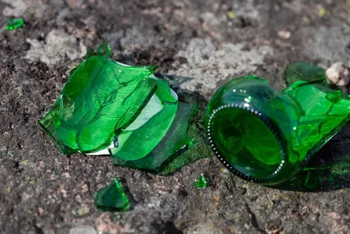 Broken bottle
