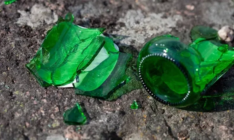 Broken bottle