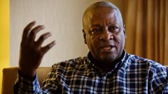 John Dramani Mahama served as President of Ghana from 24 July 2012 to 7 January 2017.  [Getty Images]