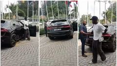 Thomas Partey arrives in Black Stars camp in Audi RSQ8 worth Ghc2 million (Video)