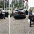Thomas Partey arrives in Black Stars camp in Audi RSQ8 worth Ghc2 million (Video)