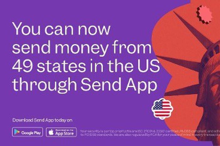 Send App by Flutterwave extends remittance reach to 49 U.S. States with MainStreet Bank partnership