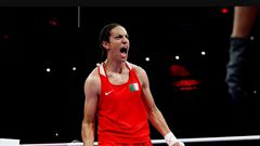Algerian female boxer, Imane Khelif [aljazeera]