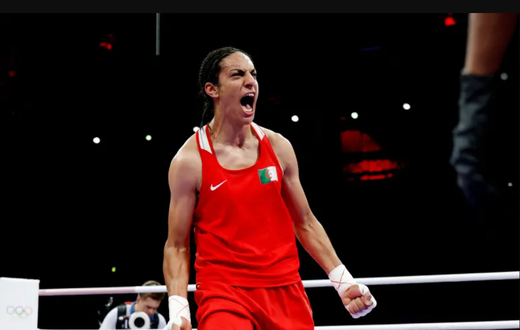 Algerian female boxer, Imane Khelif [aljazeera]