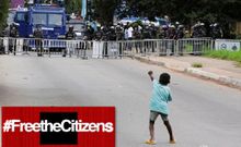 Image of a young boy that went viral during #FixtheCountry protests in 2023